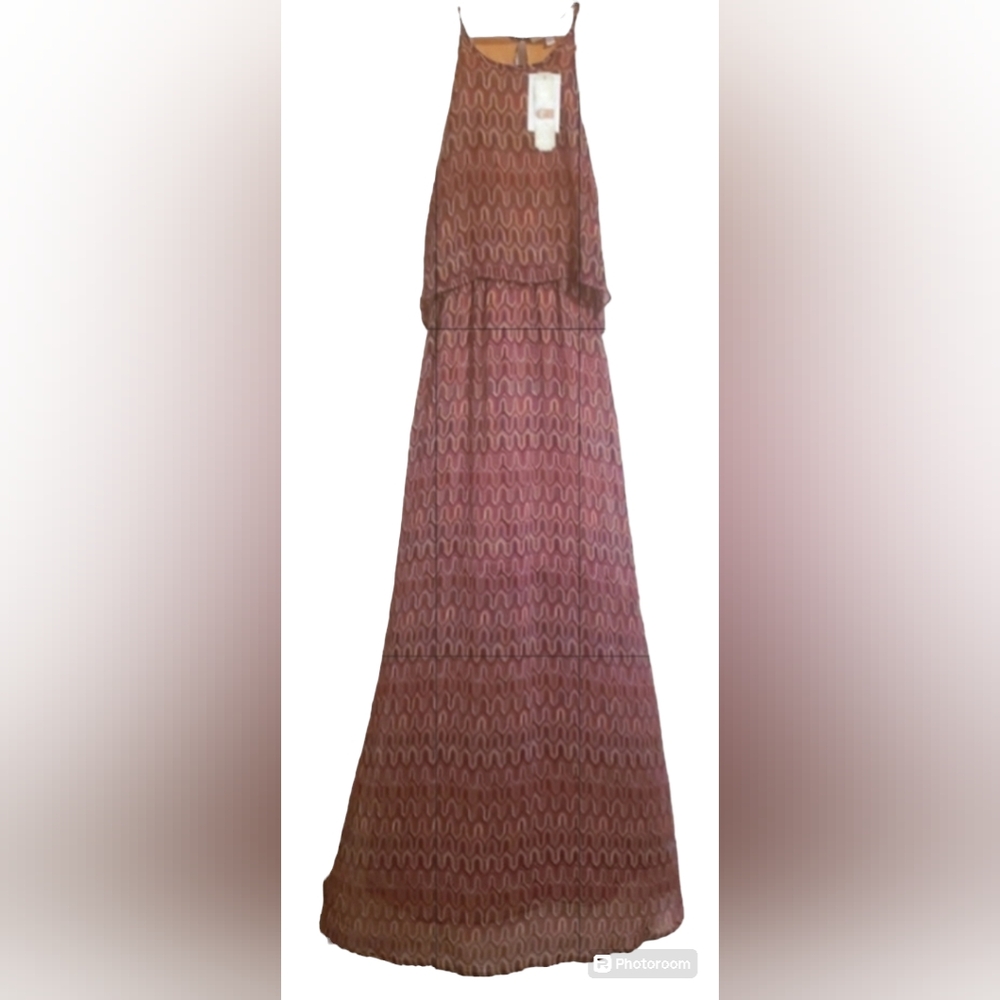Gianni Bini Burgundy Maxi Dress XS